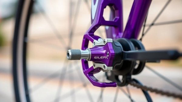 Innovative bicycle designs for sustainable living: modern pedal close-up.