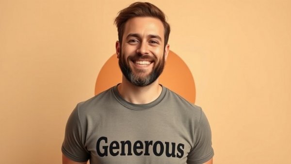 Smiling man embraces purpose over profit in casual portrait.