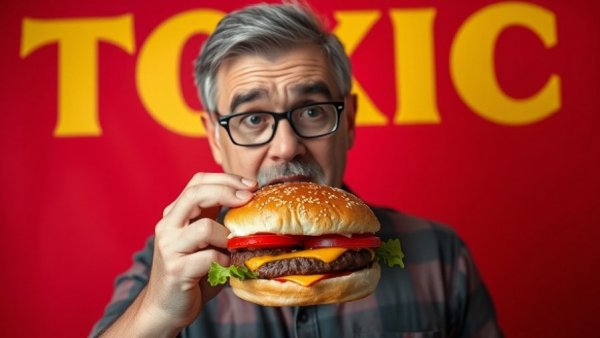 Image depicting concern over the 'worst protein in the world,' with bold 'TOXIC' text.