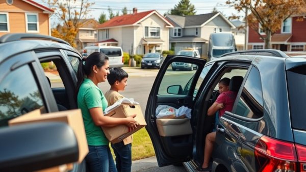 Support for immigrant families in Louisiana, community aid event.