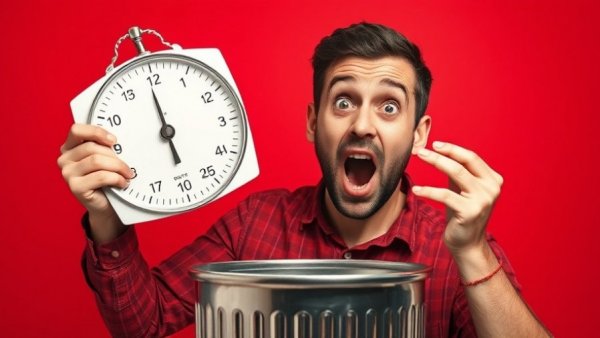 Man discarding scale, reasons you should never weigh yourself.