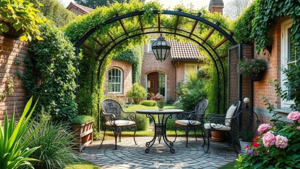 Creating a Vintage Garden: serene, lush setting with classic elegance.