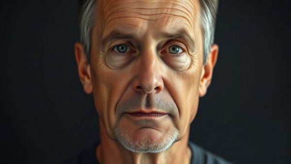 Middle-aged man with intense gaze discussing fattening ingredient.