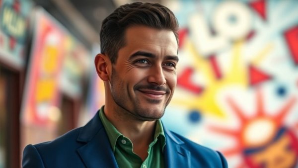 Confident man smiling in cinematic comic-style background, Avengers: Doomsday teaser