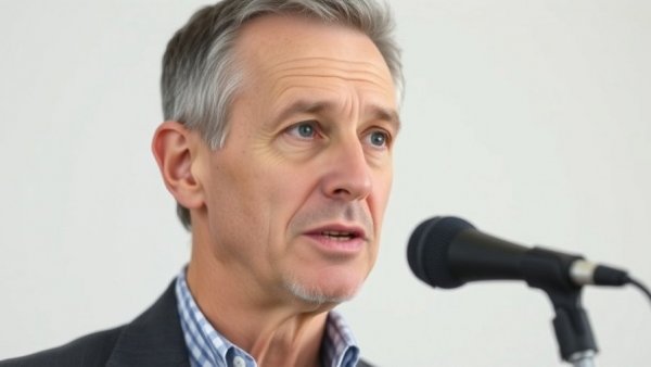 Thoughtful man discusses health trends for seniors.