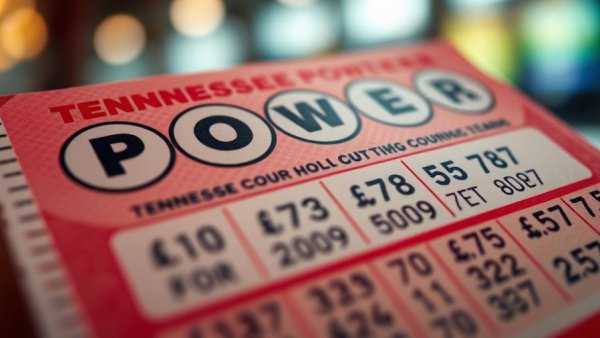 Tennessee Powerball ticket close-up for the $1.8 billion jackpot.