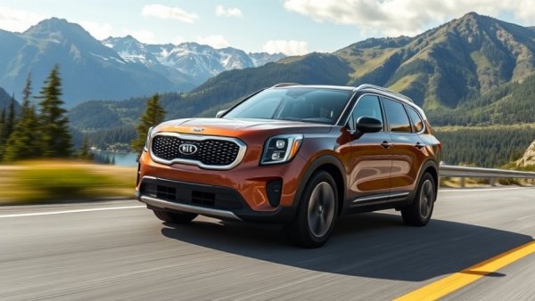 2027 Kia Telluride pricing showcased on mountain road drive.