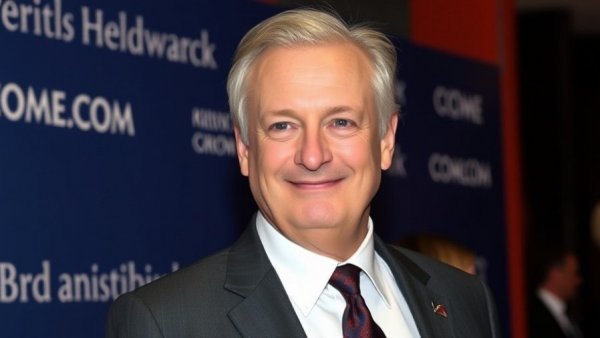 Kiefer Sutherland in formal attire at an event backdrop.