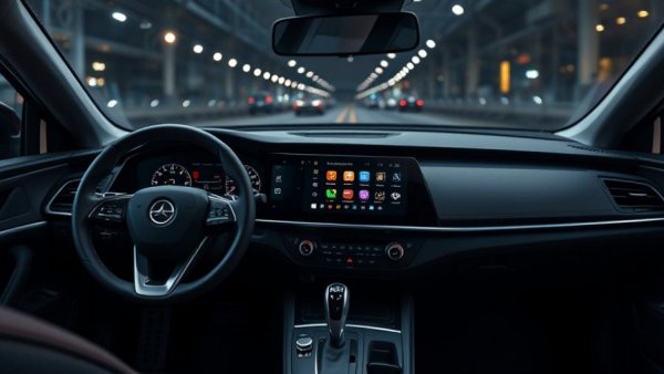 Kia car dashboard with digital display and physical buttons