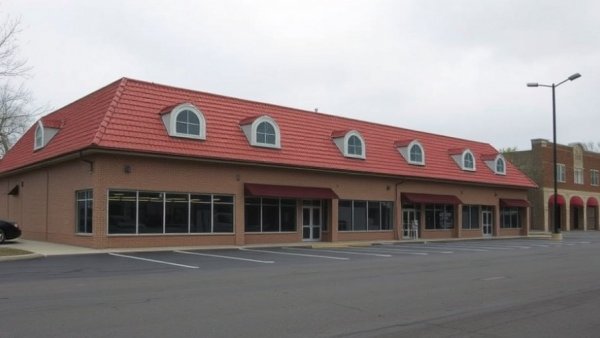 Modest commercial building in New Orleans, reflecting urban housing themes. Home-loan fraud New Orleans.