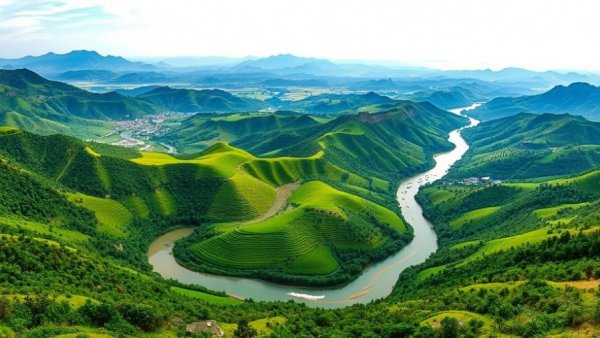 Panoramic view of best things to do in Dalat, Vietnam