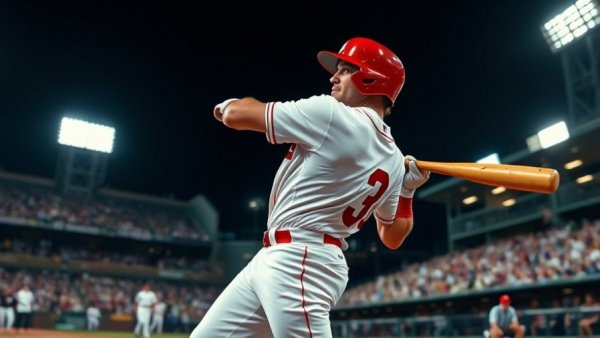 Ragin' Cajuns baseball player swings bat during game victory.