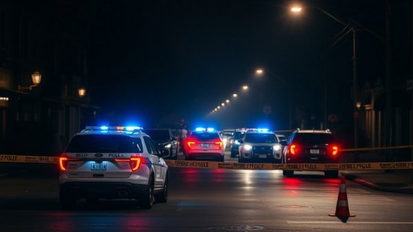 Tremé restaurant shooting scene with police presence at night.