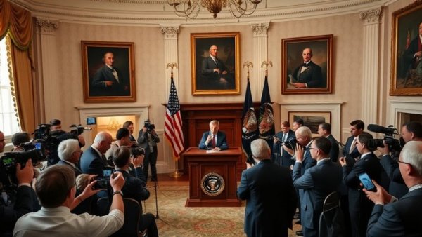 Press conference in the Oval Office discussing birthright citizenship.