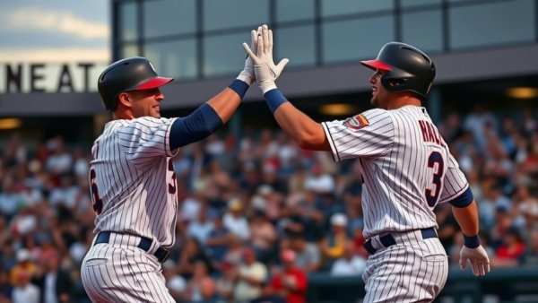 Ragin' Cajuns players celebrate a 15-7 victory over Grambling.