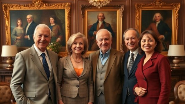 King Charles and distinguished guests during US visit