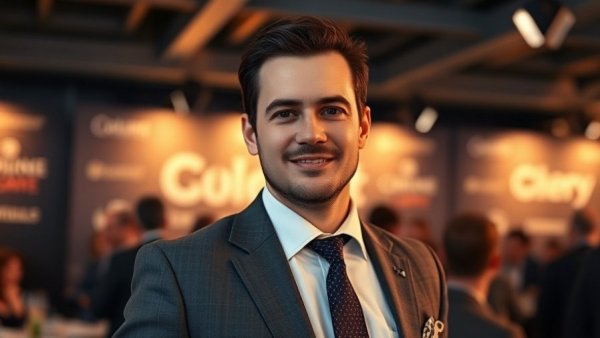 Well-dressed man at event related to Jimmy Kimmel controversy.