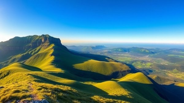 Majestic Benbulben Mountain view in Sligo, Ireland with greenery.