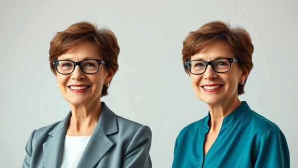 Double portrait highlighting retirement impact on education