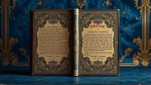 Intricate vintage-style book cover for Prime Video Fourth Wing Series.