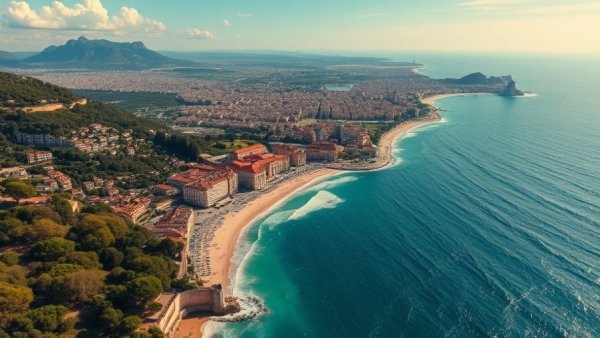 Best Things to Do in Nice, France: vibrant coastline and cityscape view.