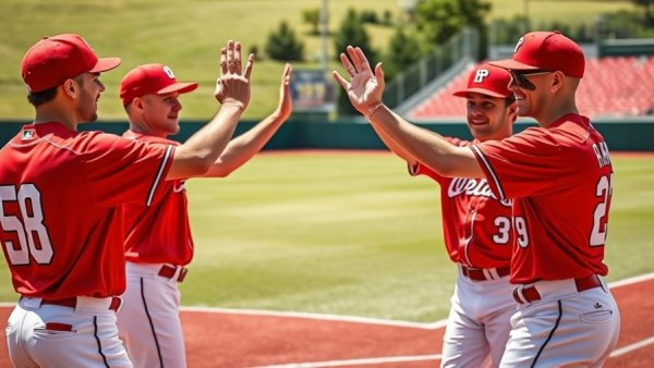 Louisiana Ragin' Cajuns players celebrating during SBC Championships