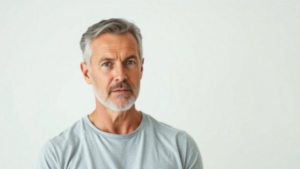 Middle-aged man gives fitness advice to melt cellulite.