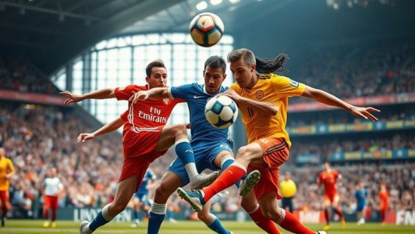 World Cup quarterfinals advancement battle during intense soccer match