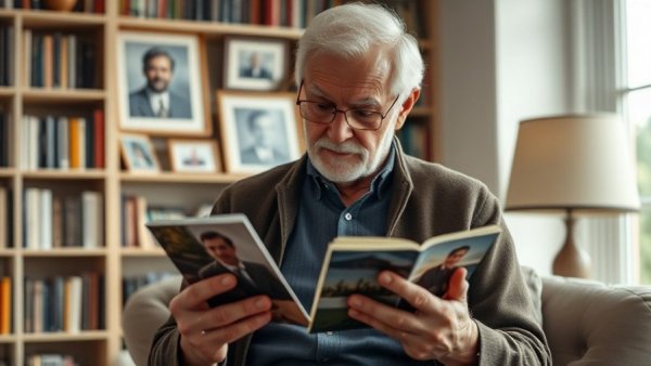 Elderly man contemplating retirement readiness checklist by a window.