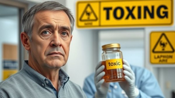 The Most Dangerous Carb for Seniors warning sign with healthcare professional