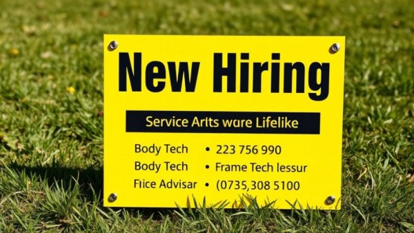Vibrant hiring sign for resilience of the US job market for seniors.