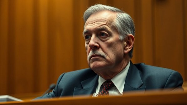 Older man in courtroom during Tupac Shakur murder trial.