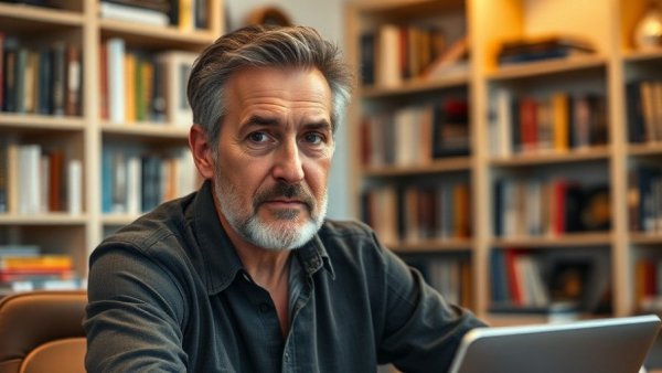 Thoughtful man in modern study contemplating what retirees wish they did differently