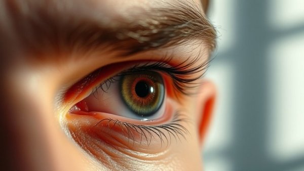 Close-up of eye illustrating vision focus and detail