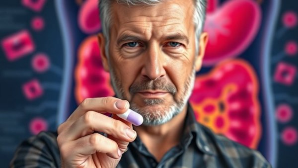 Long-term PPI use effects highlighted with pill and stomach graphic.