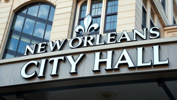 City Hall indicating New Orleans property taxes rise
