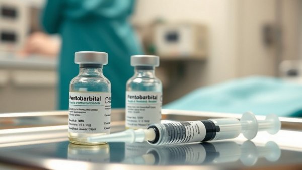 Medical setup with pentobarbital in lethal injections
