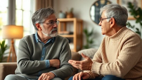 Grandparents focus on values over gifts in a heartfelt conversation.