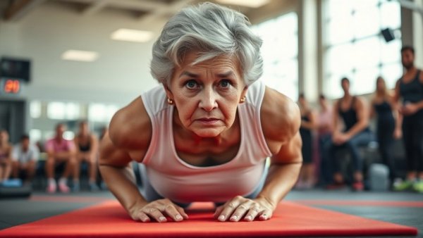 Grandmother sets new planking world record at competition