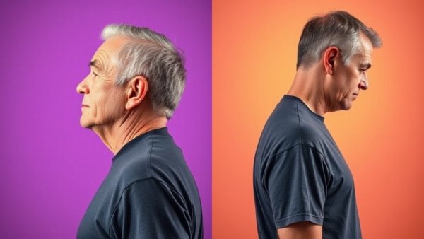 Fix a Hunchback: Before and after posture correction comparison.