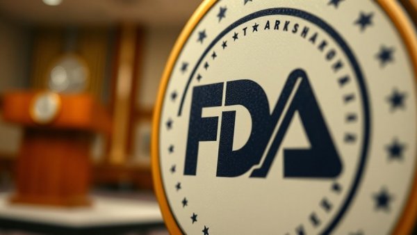 FDA emblem reflecting regulation on injectable peptides and infant formula changes.