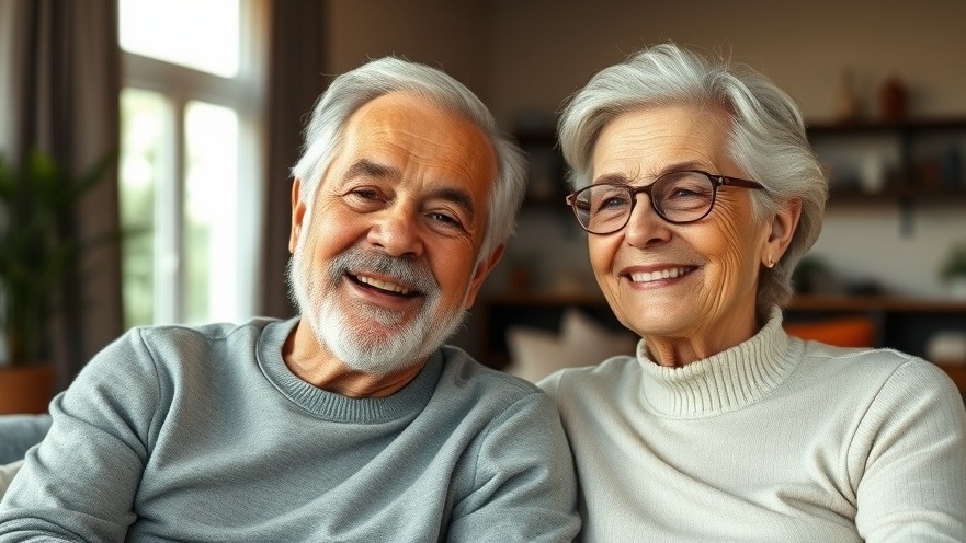 Older couple sharing joyful communication in later life, embodying relationship wisdom.