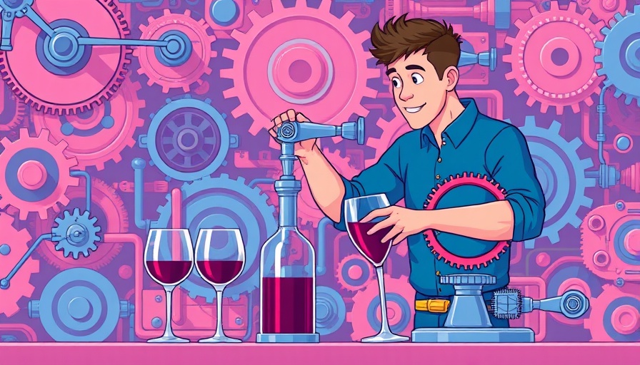 Colorful cartoon of a Rube Goldberg machine with a young man operating it, Multitasker or Many Monotaskers