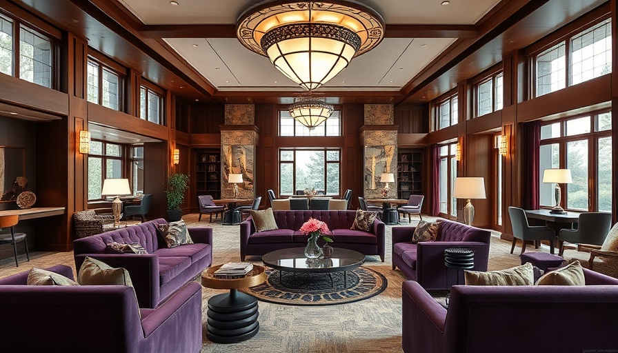 Elegant Frank Lloyd Wright Suite at Plaza Hotel interior