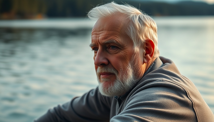 Reflecting on Life's Journey with an older man by a tranquil lake.