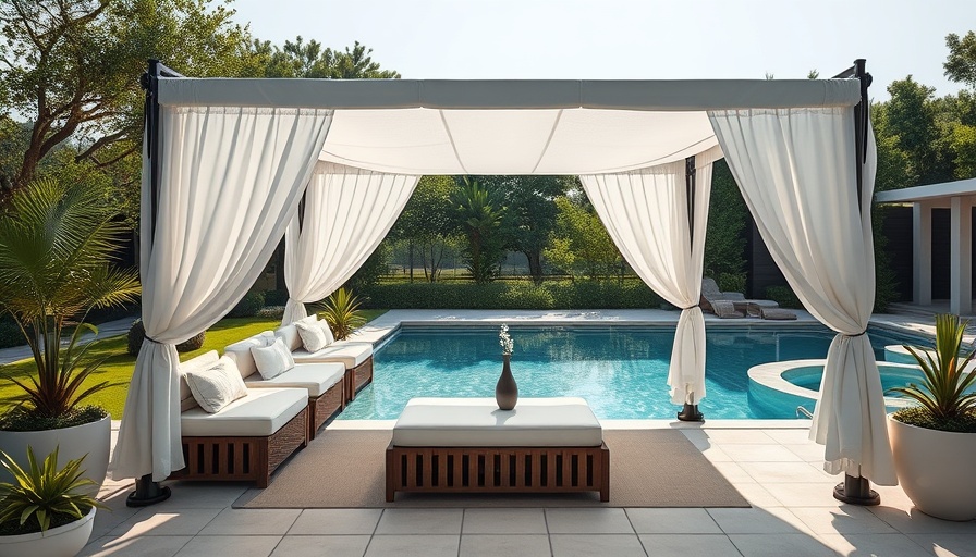 Elegant outdoor lounge area showcasing landscape design basics