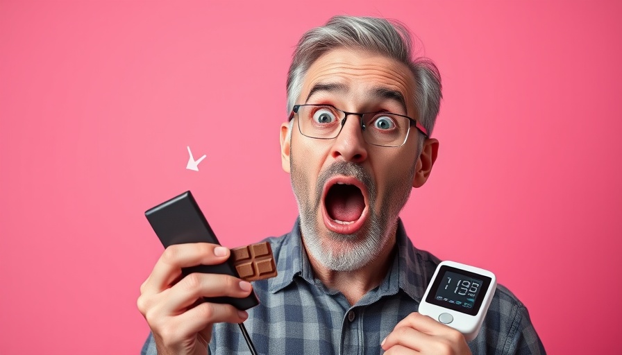 Bizarre mind-blowing health tricks featuring chocolate and blood pressure monitor.