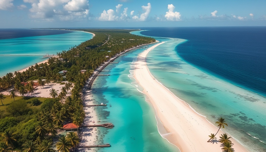 Aerial view of Cozumel's beach and lush landscape, highlighting the best things to do in Cozumel.