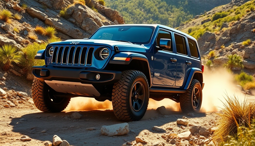 New Jeep Cherokee capability showcased on rugged terrain.