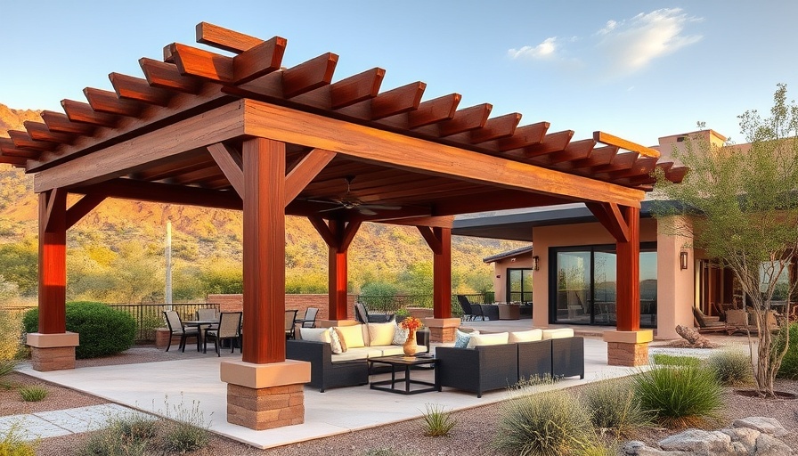 Elegant pergola design with outdoor living area ideas